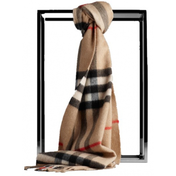 Burberry 100% Cashmere Scarf for Women&Men (Unisex)