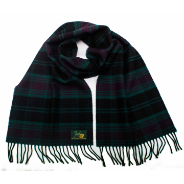 House of Edgar 100% Lambswool Scarf in Co Carlow Pattern