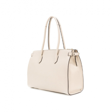 Furla Pin M Tote East/West in Vaniglia
