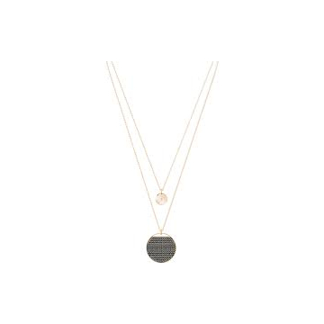 Swarovski Ginger Layered Pendant - Gray