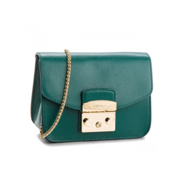 Furla Mini Metropolis Crossbody Bag in Cipresso E