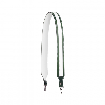 Gweniss Stella Shoulder Strap - Bottle Green/White