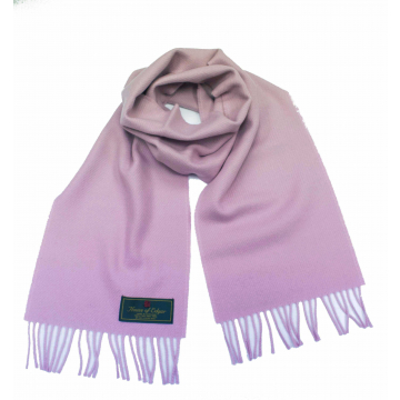 House of Edgar 100% New Wool Handmade Scarf in Airntully Lilac