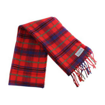 House of Edgar 100% Lambswool Handmade Scarf in MacMurray