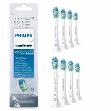 Philips HX9028/12 - White  Sonicare Optimal Plaque Defence Brush Heads (8PK)
