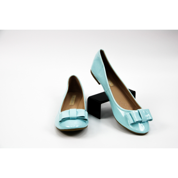 Ana Lublin Ballet Pumps in Light Blue, Size 38