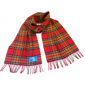House of Edgar 100% Lambswool Scarf in Inverness Modern Pattern