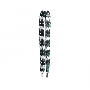 Gweniss Isla Shoulder Strap - Bottle Green/White/Navy 