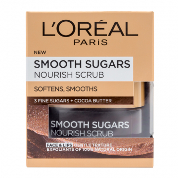 L'Oréal Smooth Sugars Cocoa Nourish Scrub - 50ml
