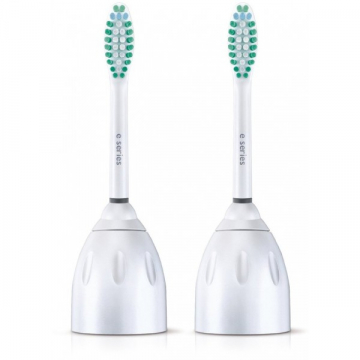Philips Sonicare e-Series Standard HX7022/26 White Toothbrush Heads - Two Pack