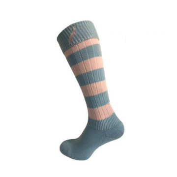 Hortons Ladies Long Sock Candyfloss Stripe 