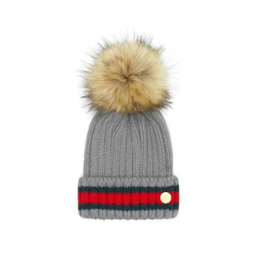 Hortons Kloster Pom Pom Hat Light Grey 