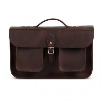 Gweniss Jude Briefcase - Premium Vintage Brown