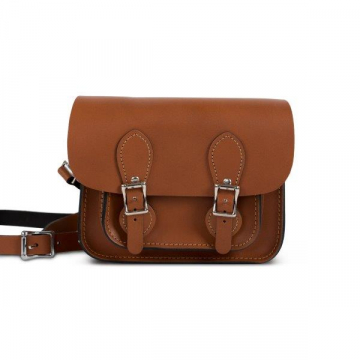 Gweniss Freya Mini Satchel - Dark Tan