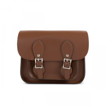 Gweniss Freya Mini Satchel - Dark Brown