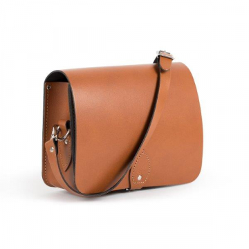 Gweniss Riley Saddle Bag - Dark Tan