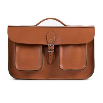 Gweniss Jude Briefcase - Dark Tan
