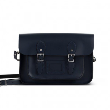 Gweniss Charlotte Satchel - Navy - 13"