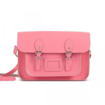 Gweniss Charlotte Satchel - Pastel Pink  - 11"