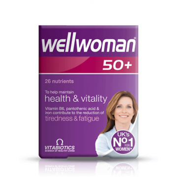 Vitabiotics Wellwoman - 50+ Health & Vitality 30 Tablets 