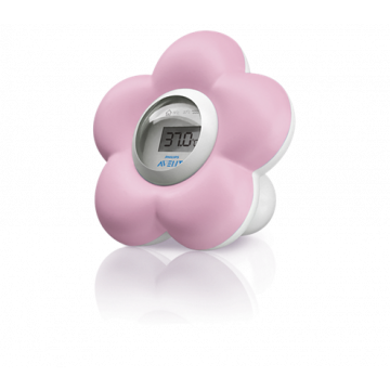 Philips Avent Baby Bath and Room Digital Thermometer - Pink 