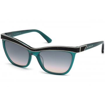 Swarovski Women Sunglasses - Aquamarine/Black