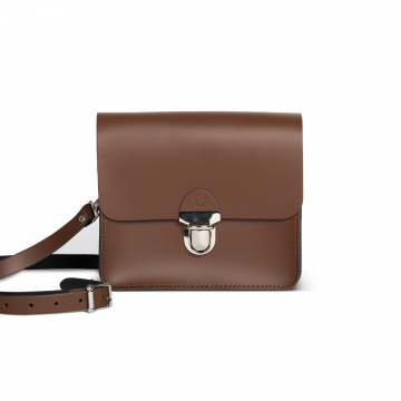 Gweniss Sofia Crossbody Bag - Dark Brown