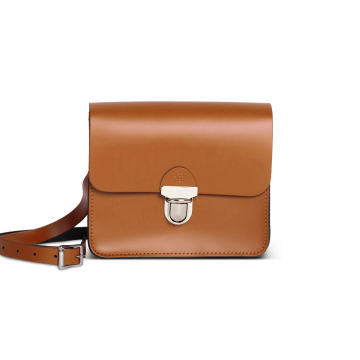 Gweniss Sofia Crossbody Bag - Dark Tan