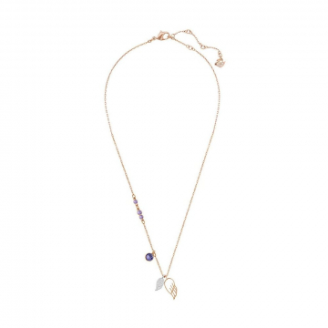 Swarovski Duo Wing Pendant - Violet/Mixed Plating