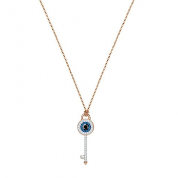 Swarovski Duo Evil Eye Key Pendant 