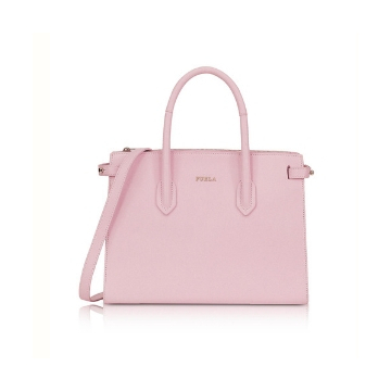 Furla Pin Tote S East/West in Camelia