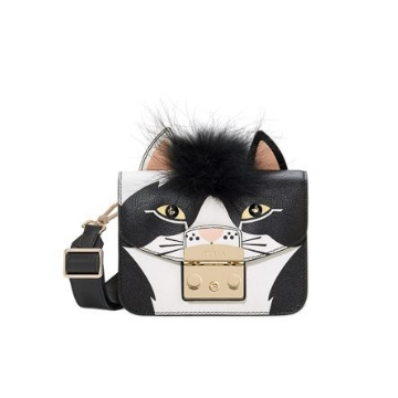 Furla Metropolis Jungle Mini Crossbody - Toni Onyx