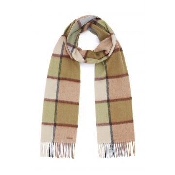 Hortons England - 100% Lambswool Checked Scarf - Patch