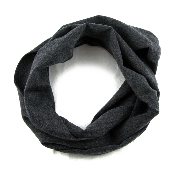 Glencroft - 100% Cashmere Dark Grey Coloured Cowl