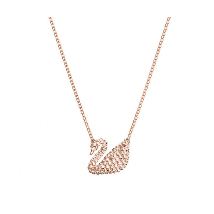 Swarovski Swan Crystal Pendant in limited edition Rose Gold