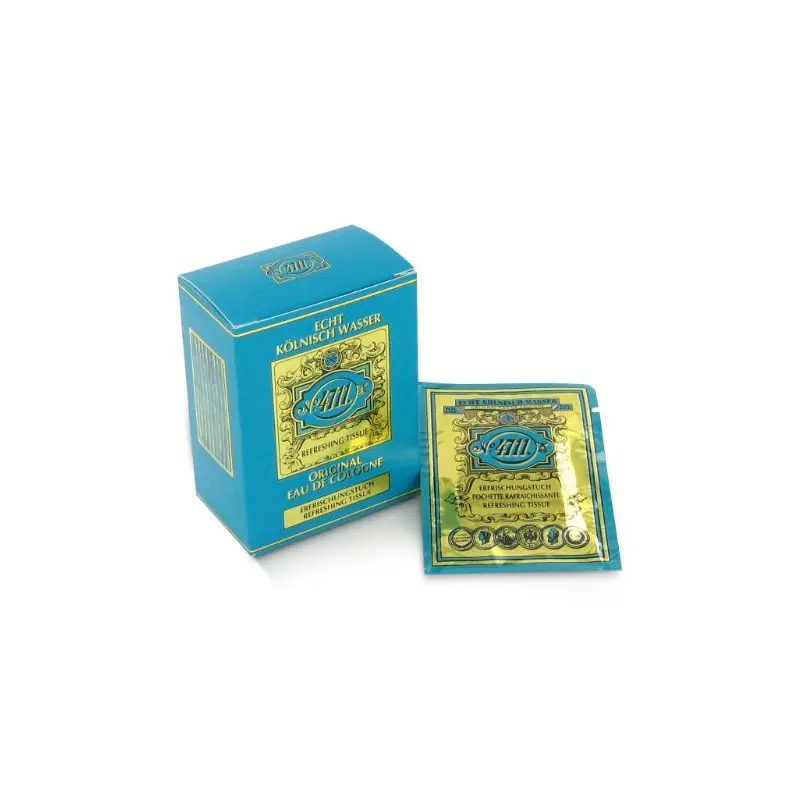 4711 - Original Eau de Cologne Refreshing Tissues (Pack of 10 individually wrapped sachets)