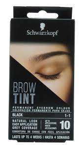 Schwarzkopf - Brow Tint Black Permanent Eyebrow Tint