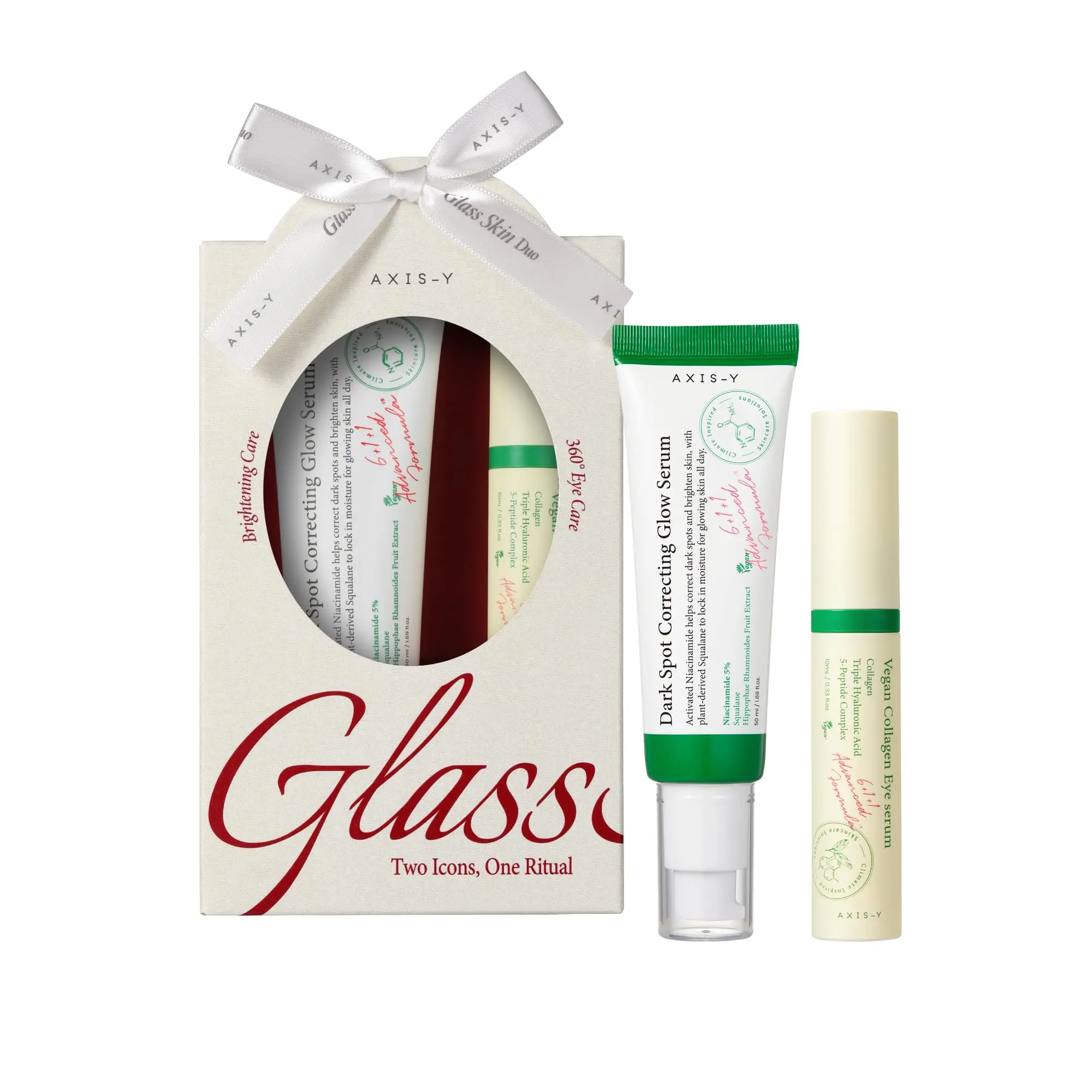 Axis-Y - Glass Skin Set (Face Serum 50ml & Eye Serum 10ml)