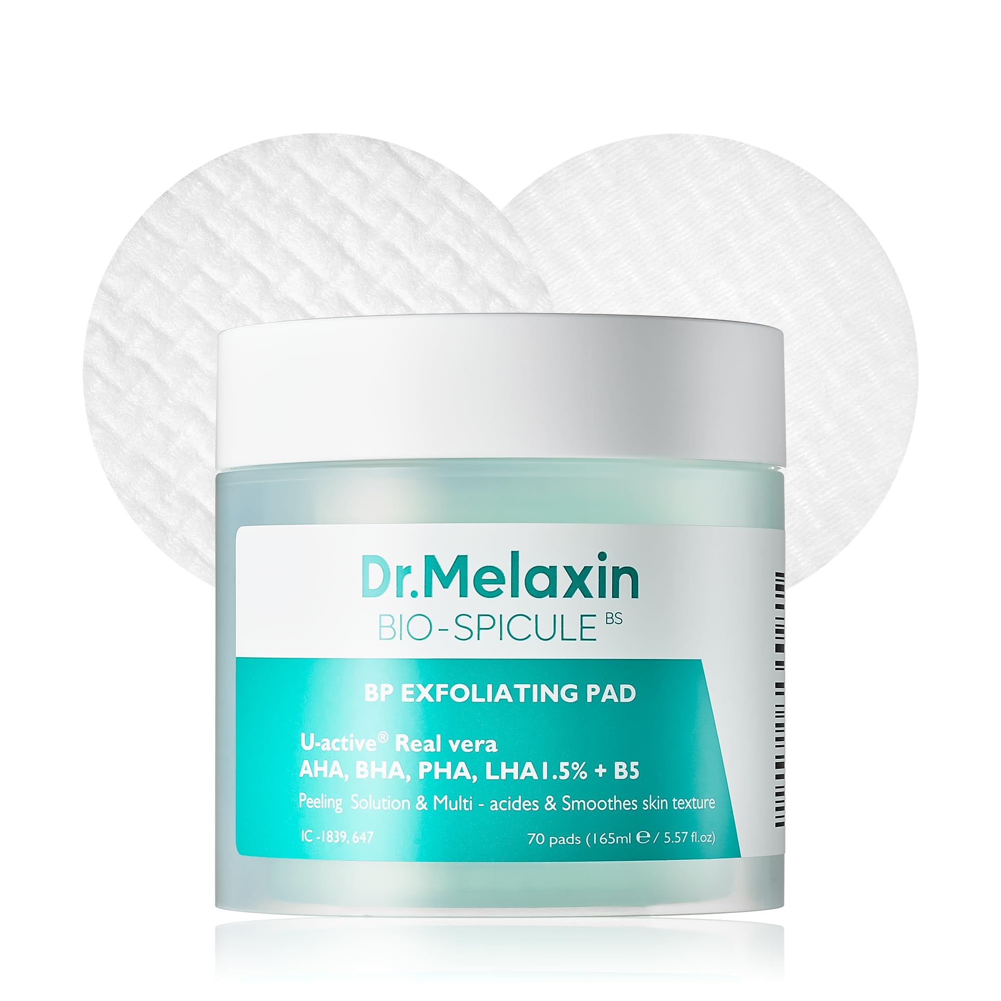 Dr.Melaxin Bp Pore Exfoliating Pad (70Pads) White (165ml)