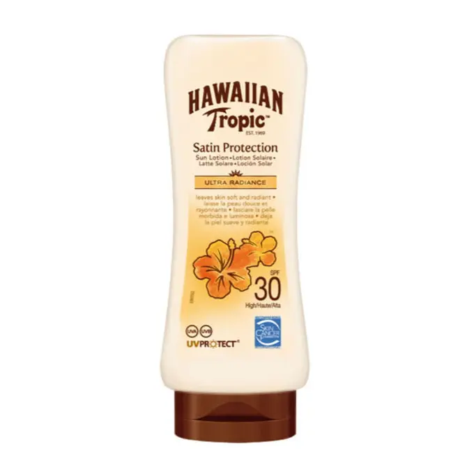 Hawaiian Tropic - Satin Protection Ultra Radiance Sun Lotion SPF30 Damaged (180ml)