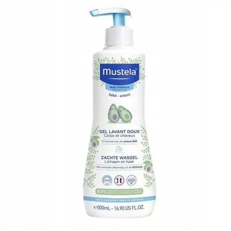 Mustela - Gentle Cleansing Gel with Avocado (500ml) (Damaged Lid)