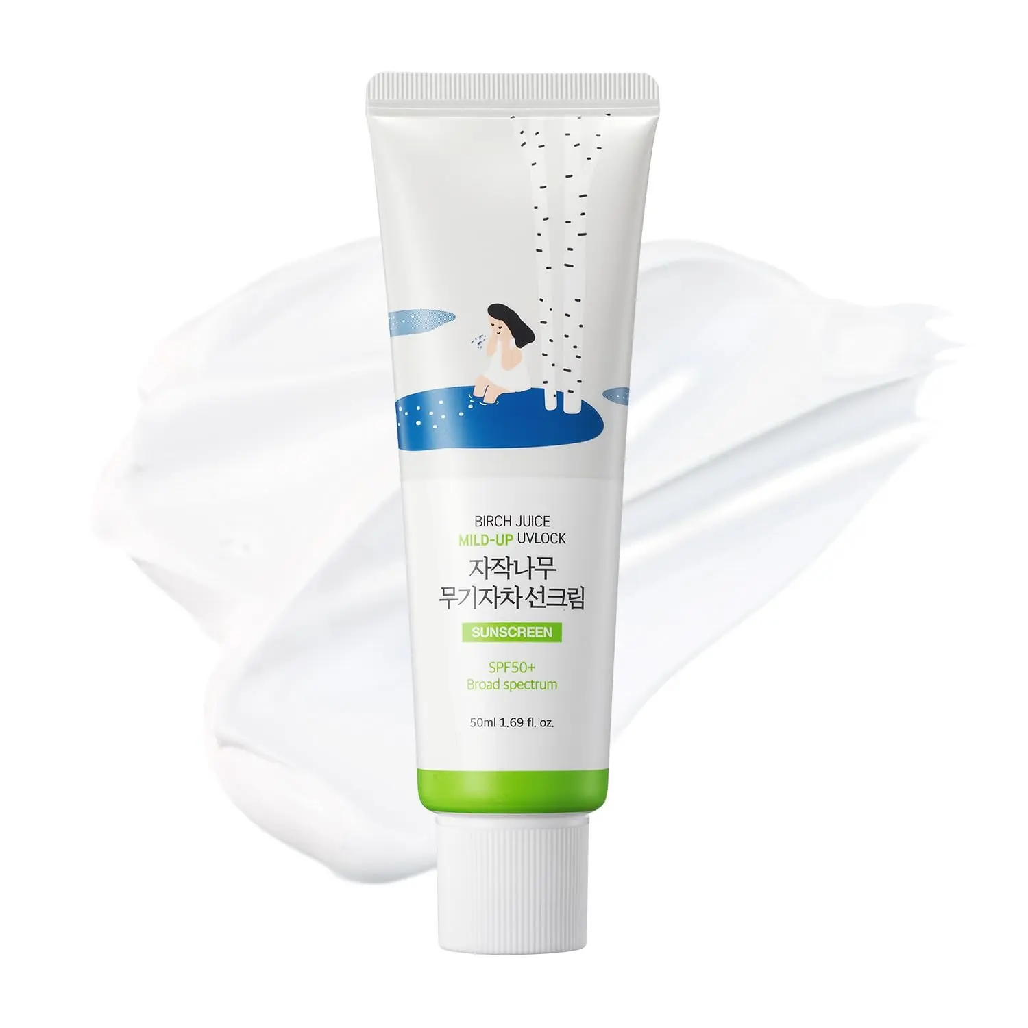 Roundlab - Birch Juice Moisturizing Mild Up Sunscreen [50ml]