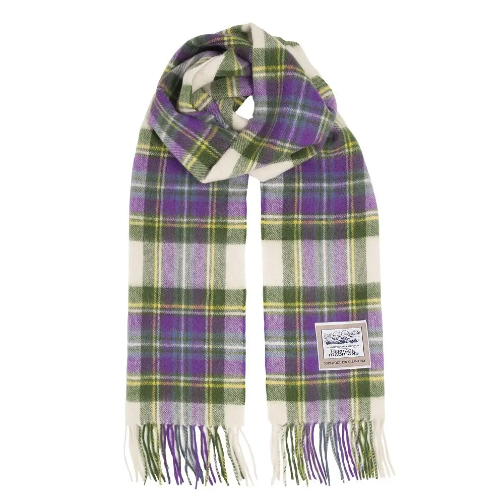 Heritage Traditions - Heather Tartan Woollen Scarf