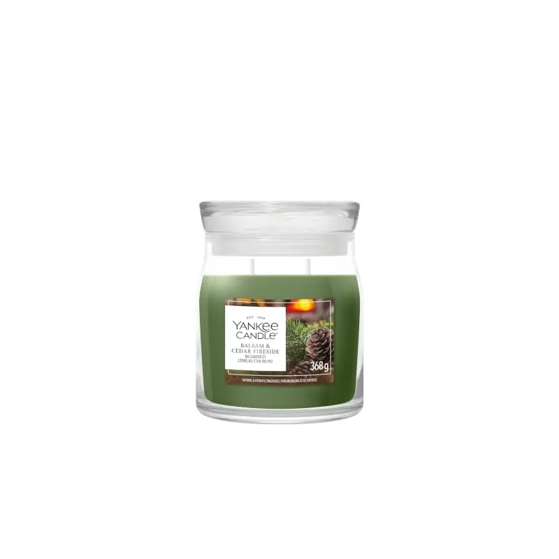 Yankee Candle - Balsam & Cedar Fireside Signature Medium Jar Candle (368 g / 2-Wick)