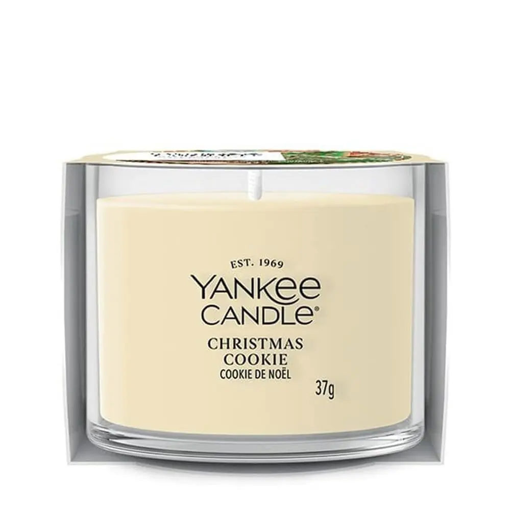 Yankee Candle - Christmas Cookie Filled Votive Candle (37 g glass mini jar)