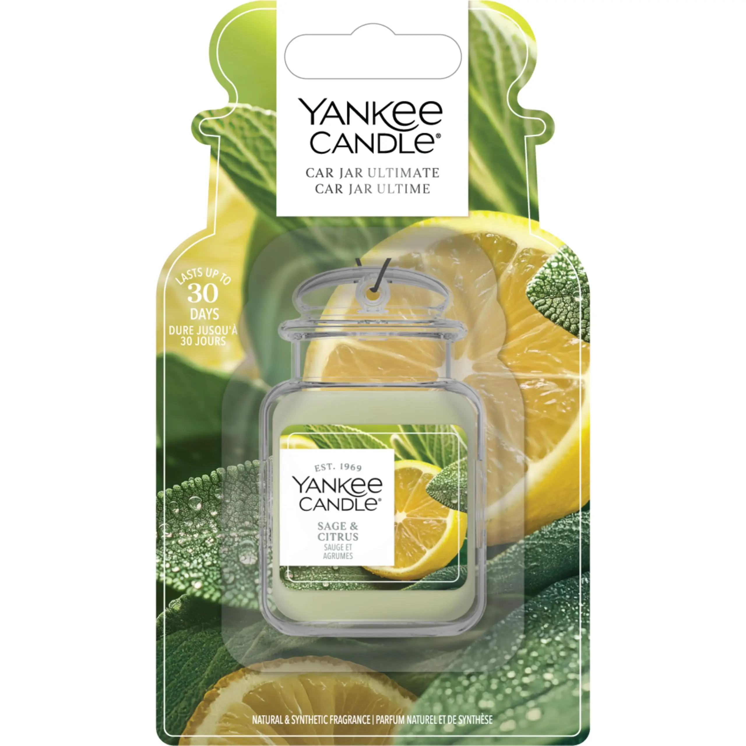 Yankee Candle - Sage & Citrus Car Jar Ultimate Air Freshener