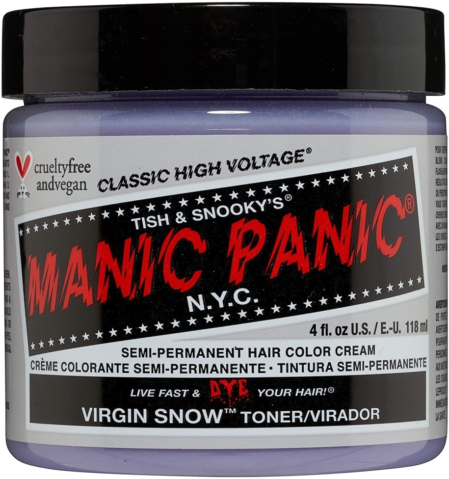 Manic Panic - High Voltage Semi-Permanent Hair Colour Cream - Virgin Snow Toner (118ml)