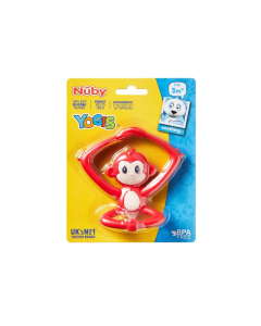 Nuby - Yogi Animal Teether Red Monkey