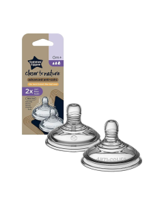 Tommee Tippee - Close To Nature Advanced Anti-Colic Variable Flow Teat 0+ Months (2 Pack)