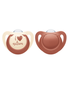 Nuk - For Nature Soothers Red 2pk